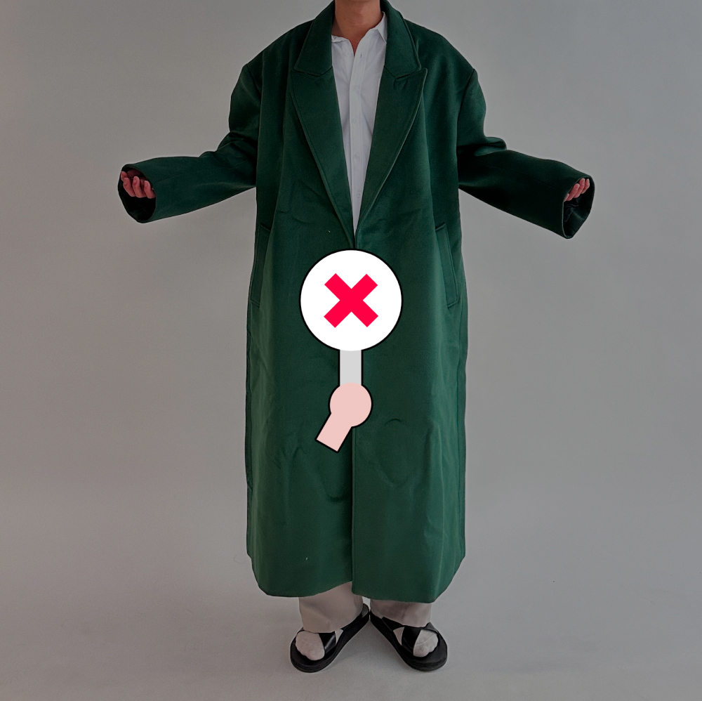 남자 트렌치 봄 코트 2color 롱 오버핏 루즈핏 데일리 허리버클 카라 상세 이미지 32