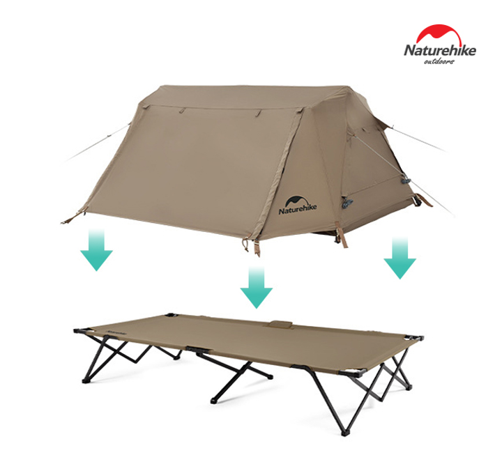 네이처하이크 원터치 코트텐트 1인용 [브라운]