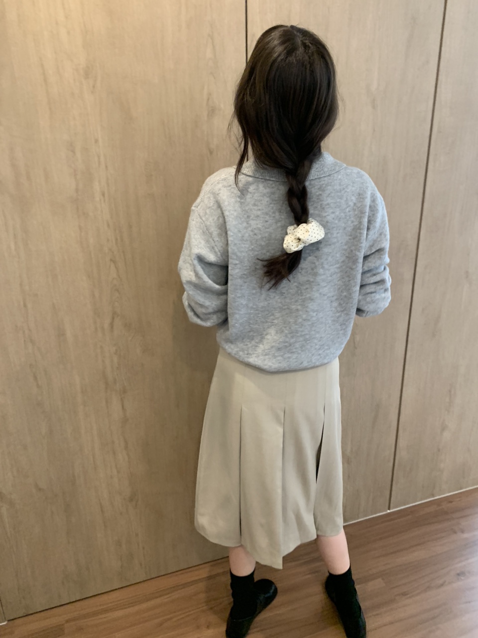 [S-M] 뮤어 볼드 플리츠 미디 스커트 2colors 상세 이미지 12
