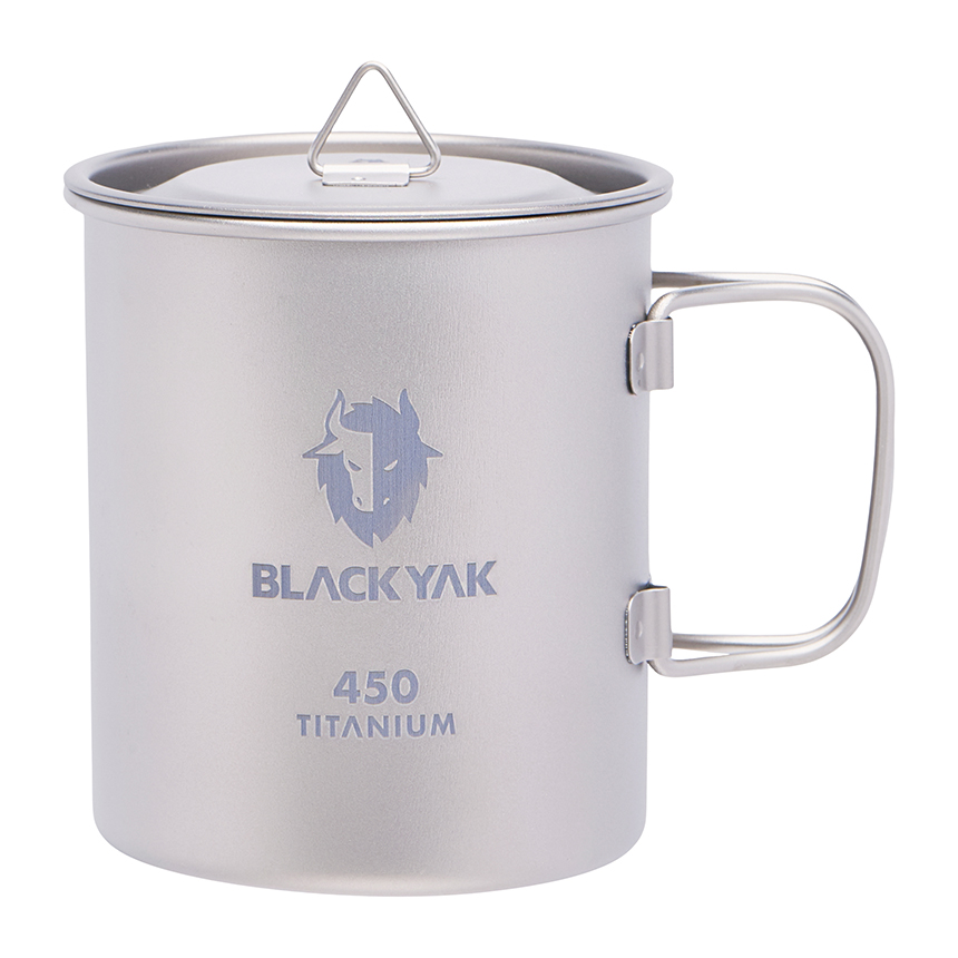 블랙야크 등산 캠핑 티탄 싱글컵 뚜껑 수납케이스 포함 450ml 머그컵 2BYXXX4922 - 상세 이미지 2