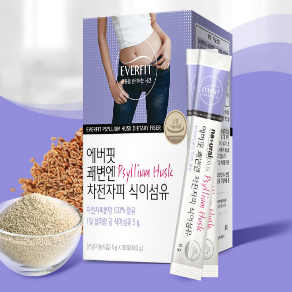 질경이씨앗 차전자피 수용성 불용성 식이섬유 스틱 - 상품 이미지
