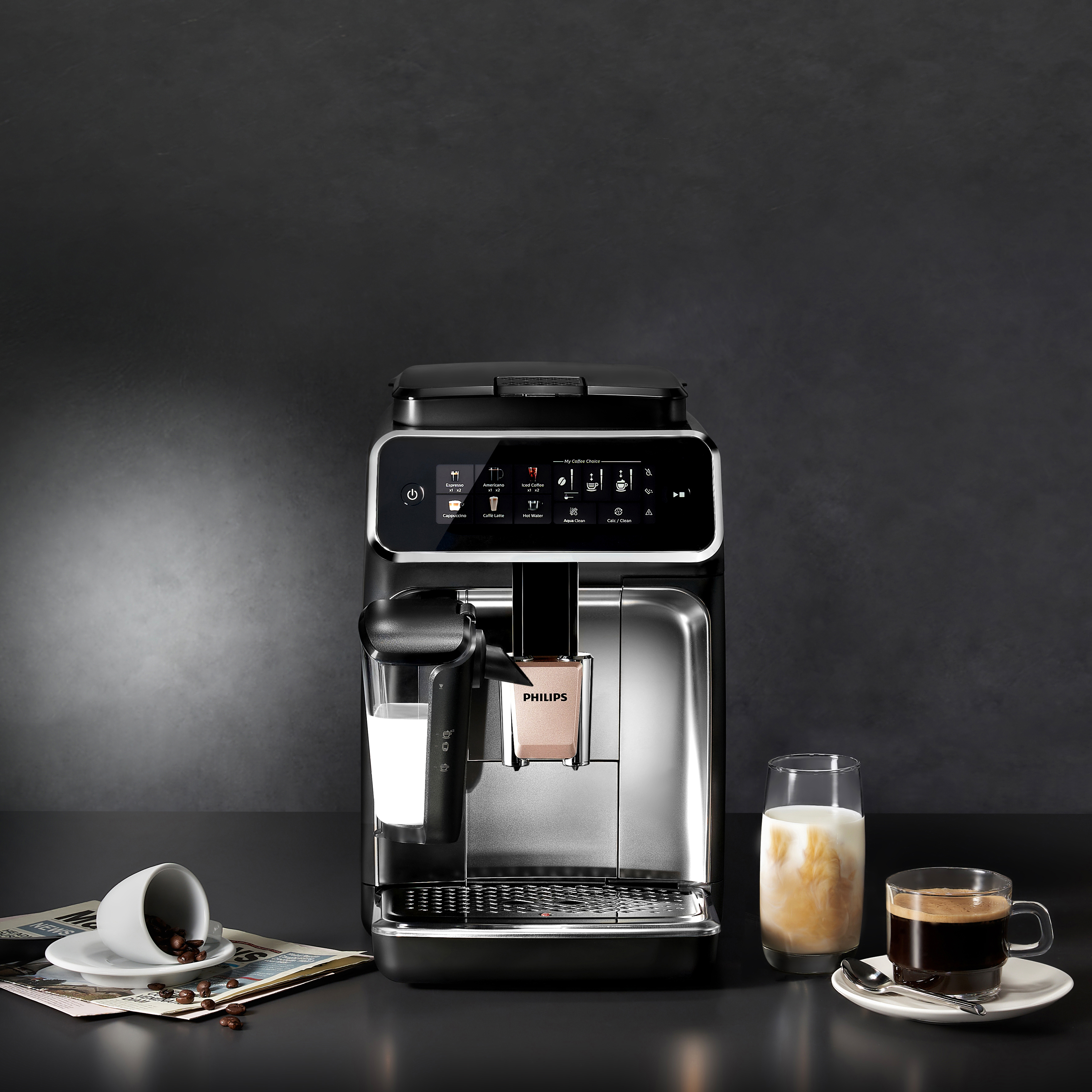 카드+적립가 53만원대)필립스 라떼고 3000시리즈 전자동 에스프레소 커피머신 EP3347/93 + 테라로사 원두 단독 증정 상세 이미지 4