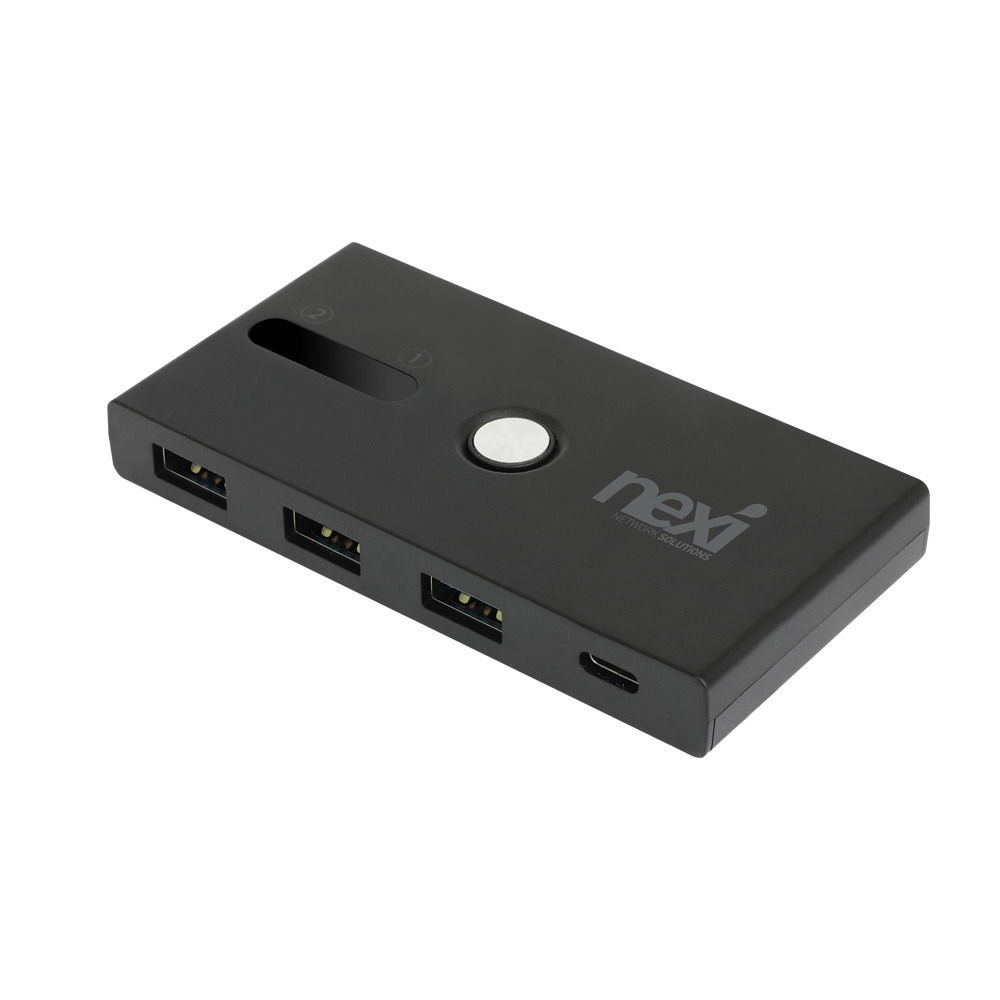 넥시 USB 스위치 선택기 2포트 수동 USB3.0 셀렉터 - 상세 이미지 3