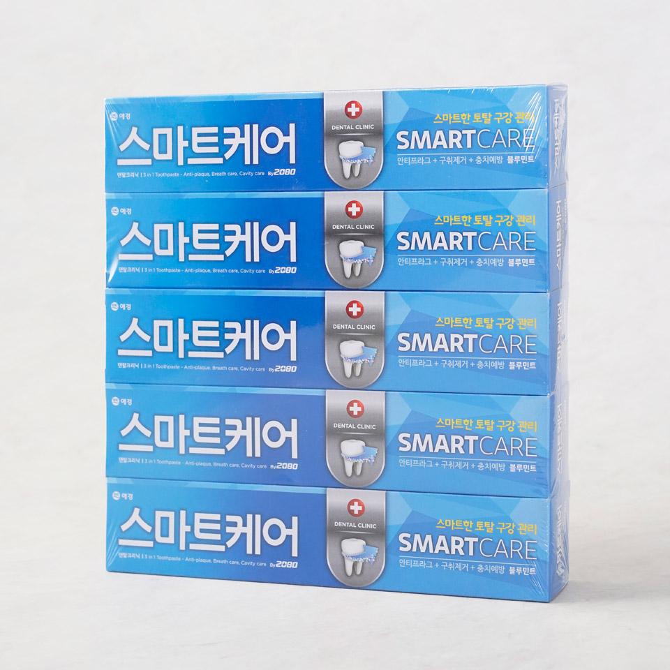 메가마트 애경 2080 스마트케어 치약 190gx5 - 상세 이미지 2