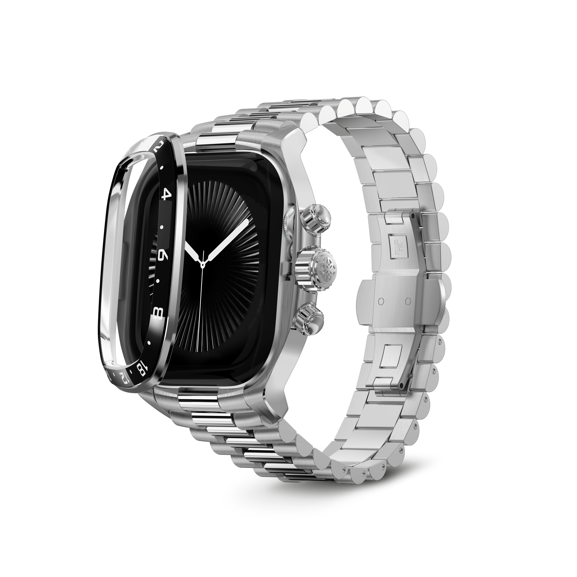 골든컨셉 애플워치 CRCS - 실버/블랙 (46mm) - 상세 이미지 3