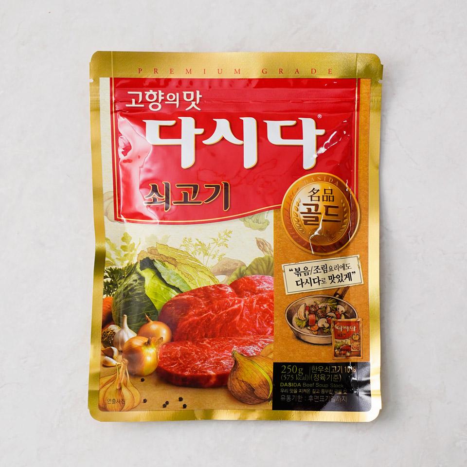 메가마트 CJ 다시다 쇠고기 명품 골드 250g - 메인 이미지