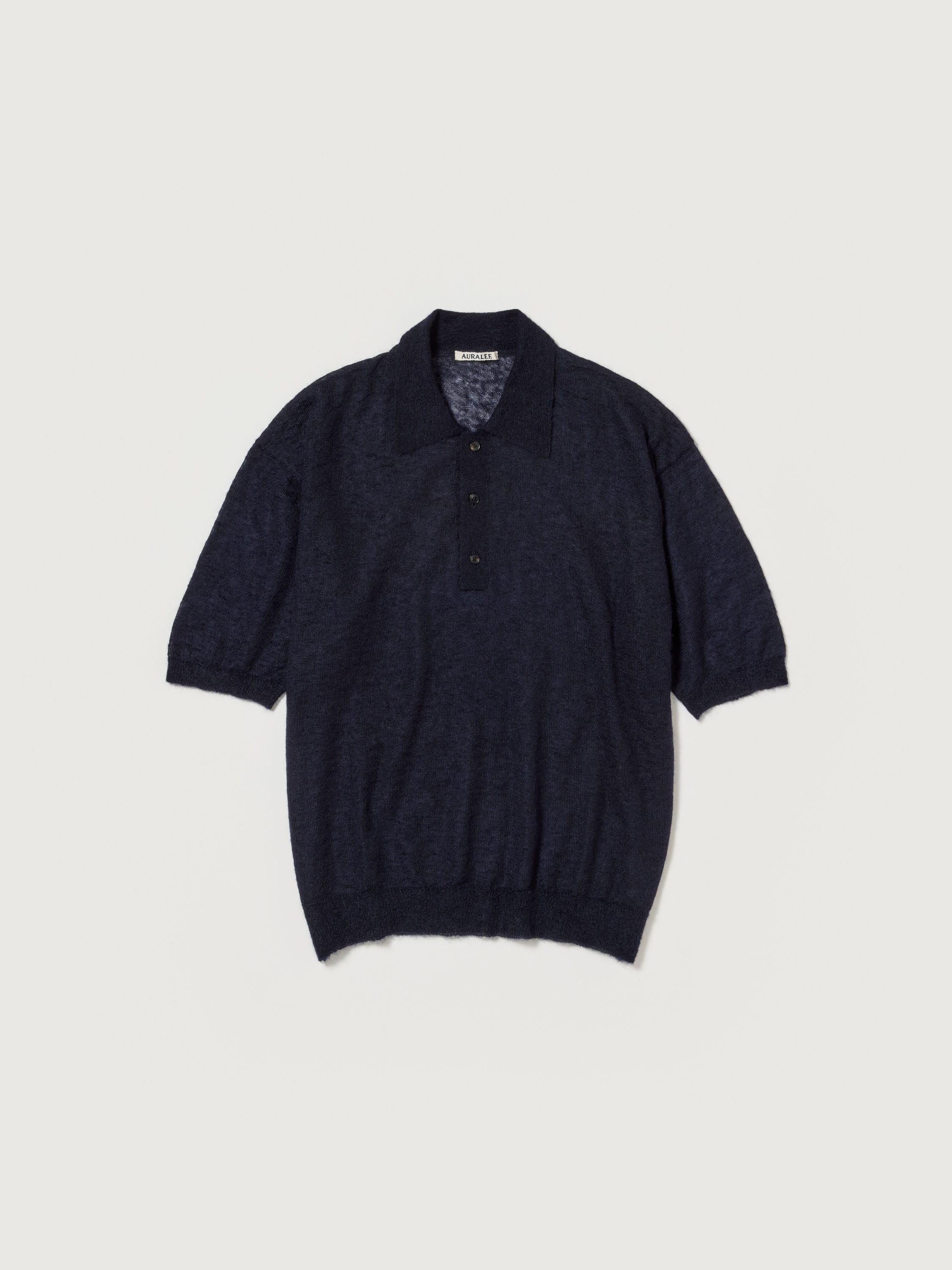 오라리 반팔티 KID MOHAIR SHEER KNIT POLO 25SS 남자 남성 폴로 카라티 - 상세 이미지 2