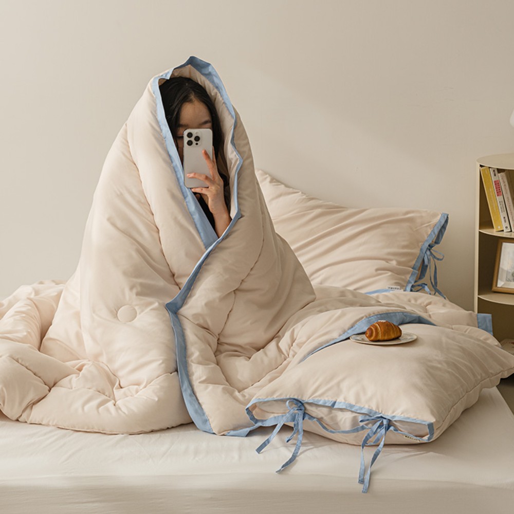 바자르 시리얼 먼지없는 봄 가을 사계절 차렵 이불 SS