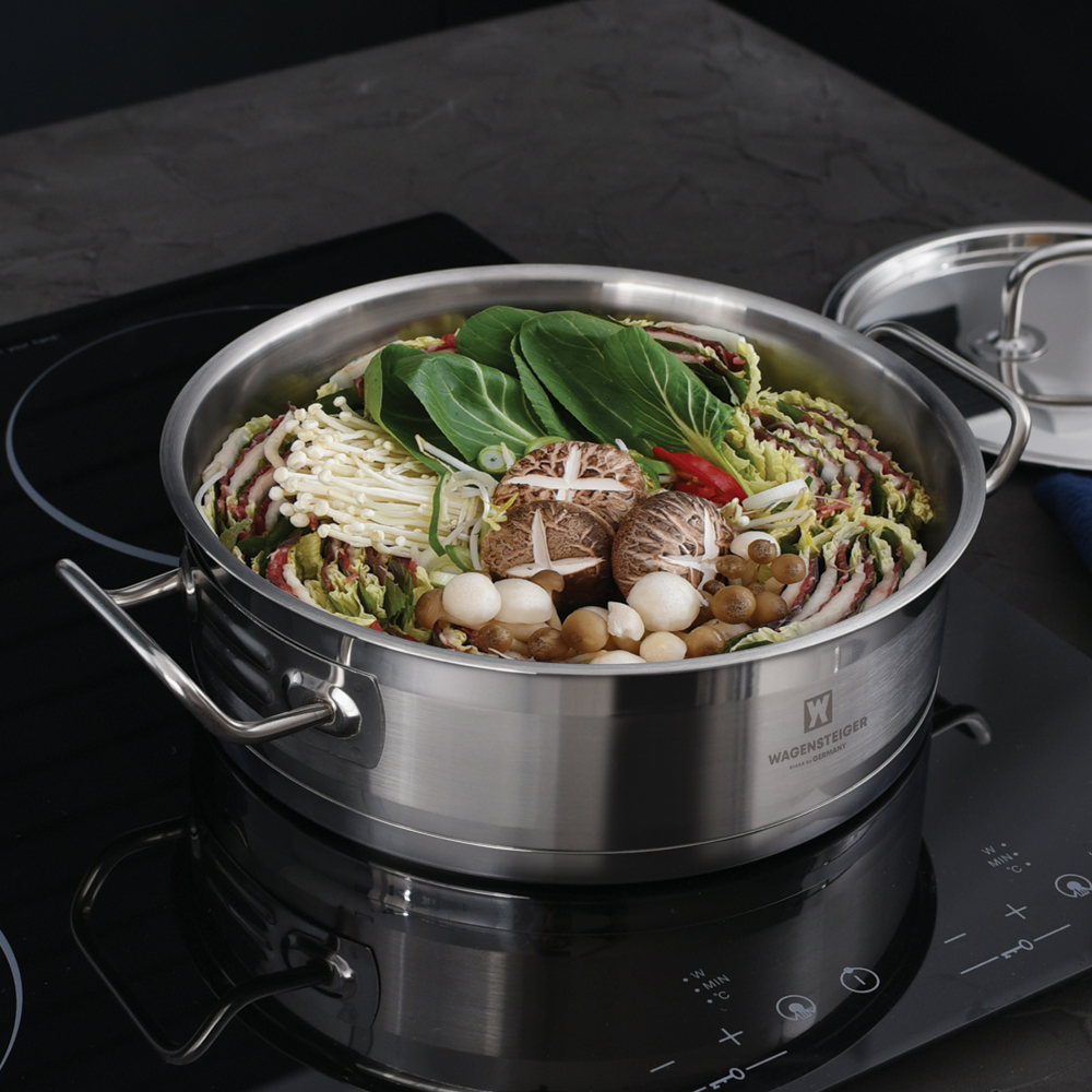 바겐슈타이거 스칼 IH 스텐 냄비 전골 26cm 인덕션 3중바닥 스팟