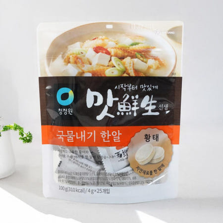 메가마트 대상 청정원 맛선생 황태국물내기한알 100g(4gx25ea)