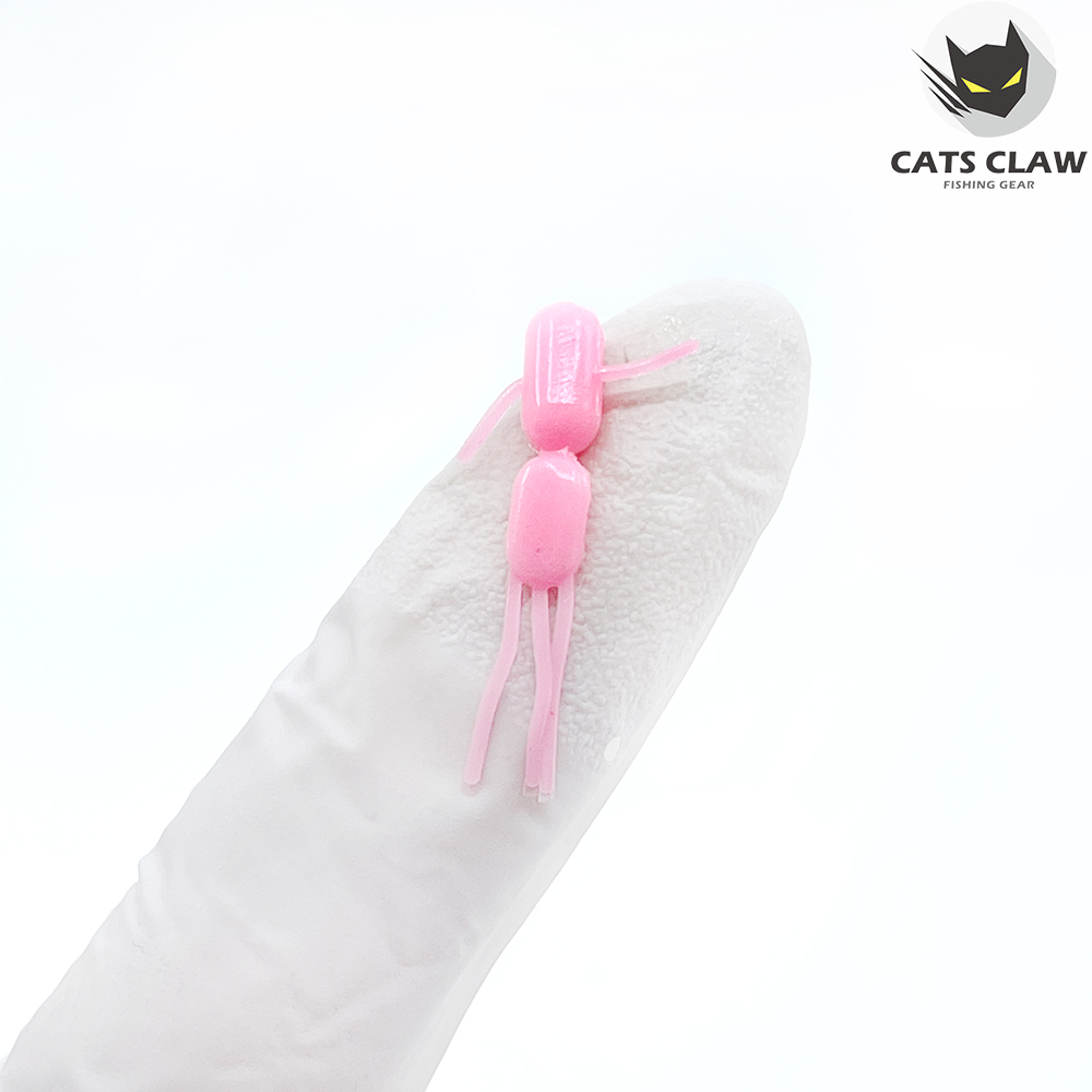 캣츠크로우 베르베르 송어웜 볼락웜 꺽지웜 핑크 037, 3cm - 메인 이미지