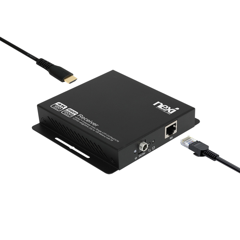 HDMI 익스텐더 4K RX UTP 거리연장기 송수신기 세트 200M - 상품 이미지