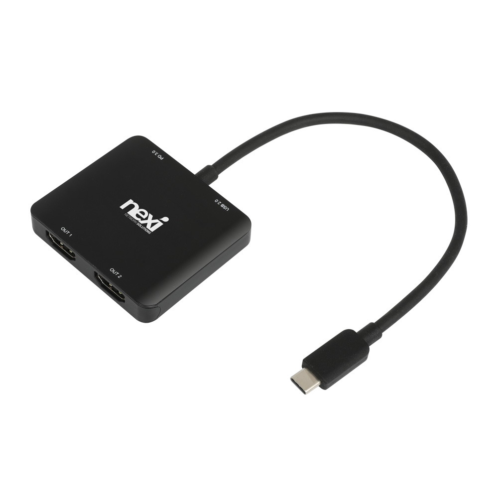 넥시 C타입 USB to HDMI 컨버터 듀얼 모니터 연결 - 상품 이미지
