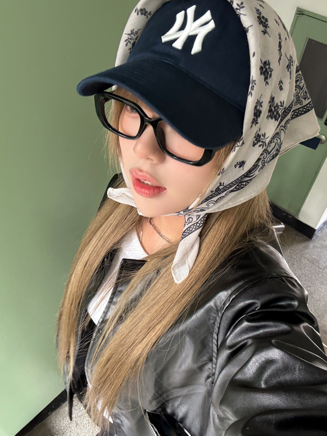 [30%할인/블루라이트차단] 파드 스퀘어 호피 봄코디 뿔테 안경 4color 상세 이미지 17