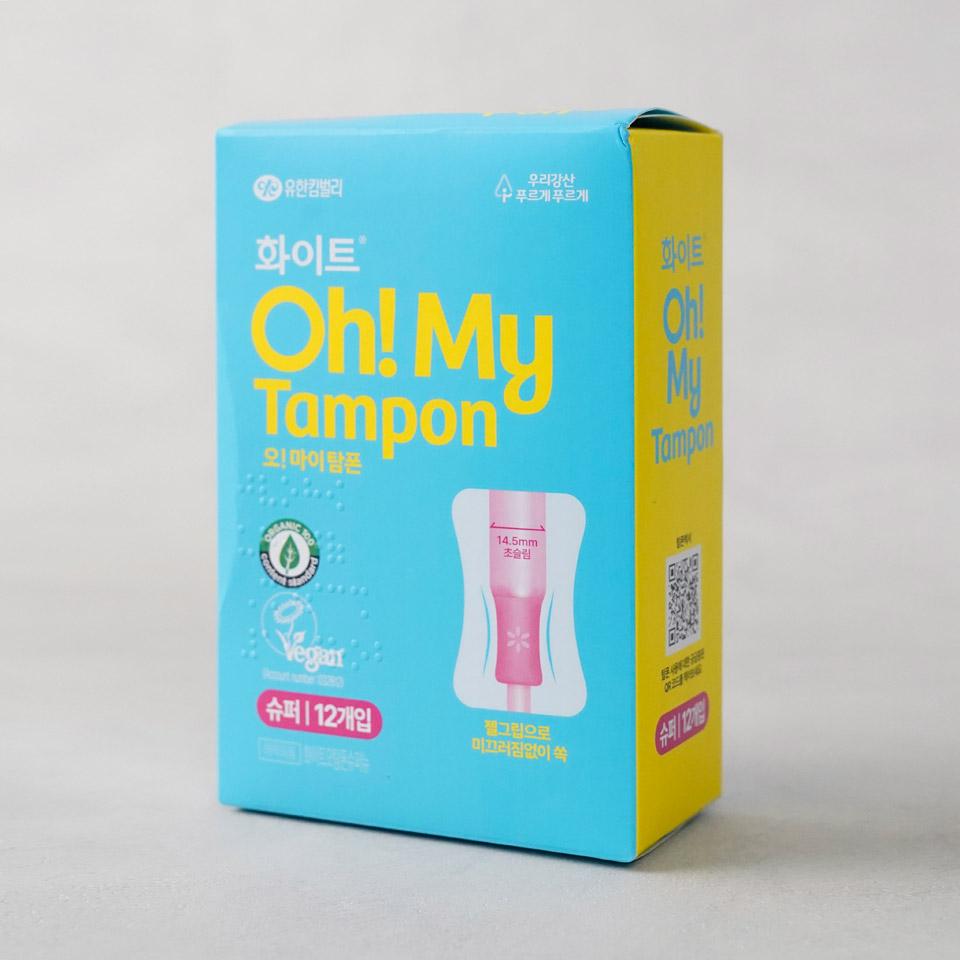 메가마트 화이트 오마이 탐폰 슈퍼 12p - 상세 이미지 2