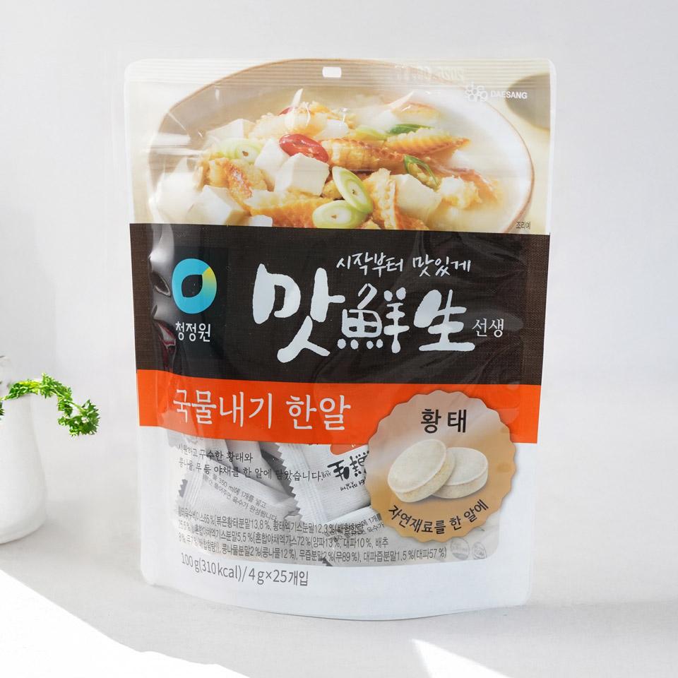 메가마트 대상 청정원 맛선생 황태국물내기한알 100g(4gx25ea) - 상세 이미지 2