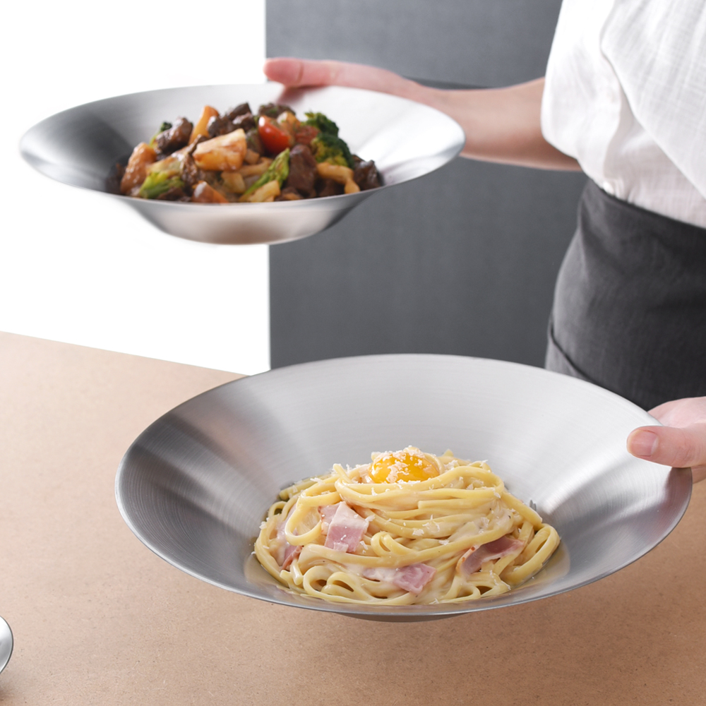 바겐슈타이거 스텐 파스타 스파게티 플레이트 큰 접시 볼 2p 감성 플레이팅