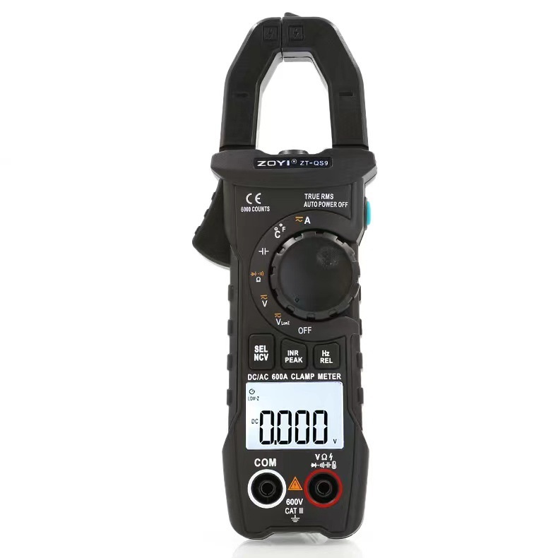 ST170 디지털 클램프 미터 500A AC 전류 멀티미터 1999 카운트 AC / DC 전압테스터 Hz - 상품 이미지