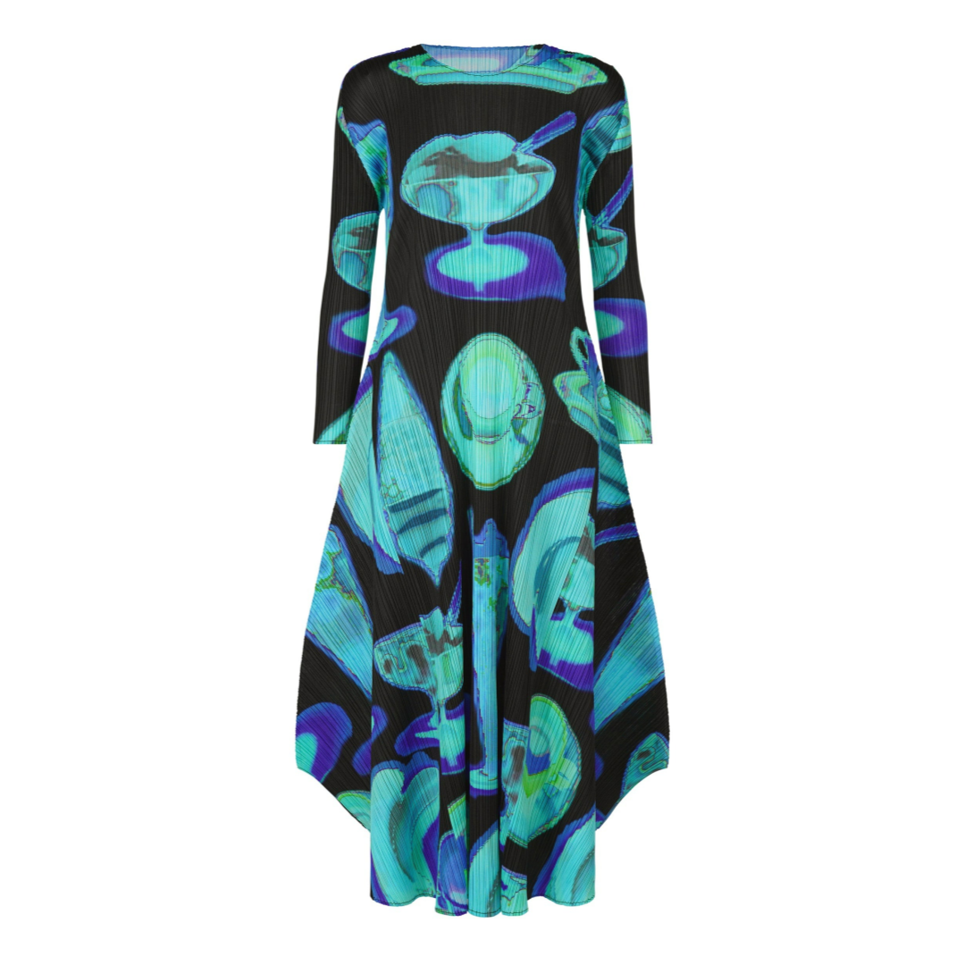 플리츠플리즈 원피스 THERMAL FOODS JH676 - 상품 이미지