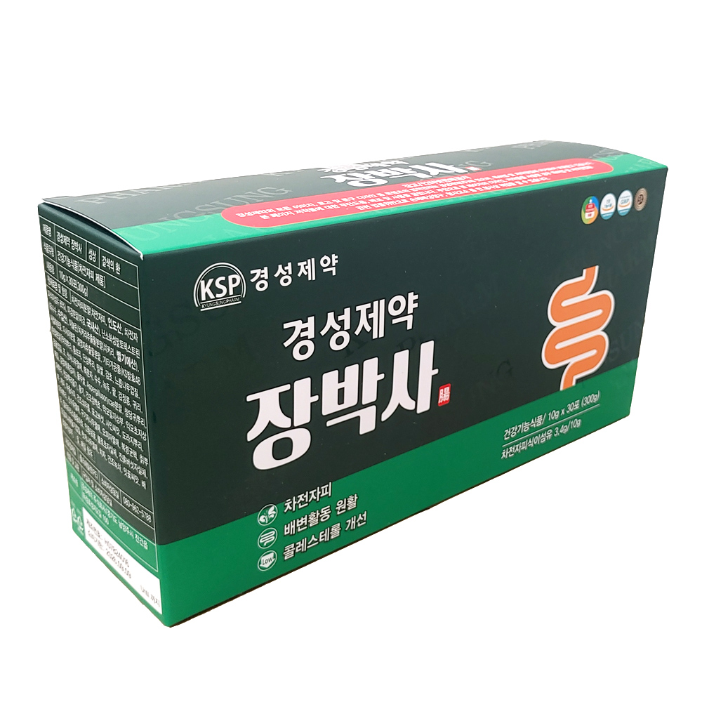 경성제약 장박사 60포 장건강 차전자피 변 엘의힘 : 손 마켓