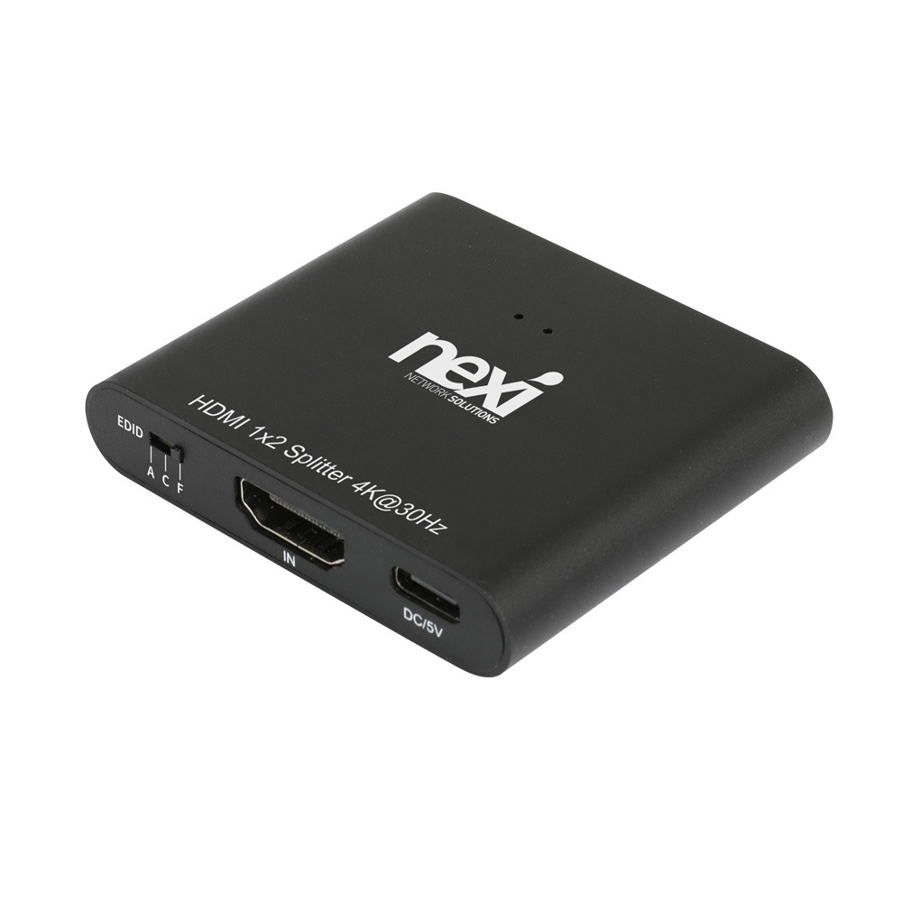 넥시 HDMI v1.4 분배기 4K 2포트 EDID 듀얼 모니터 유전원