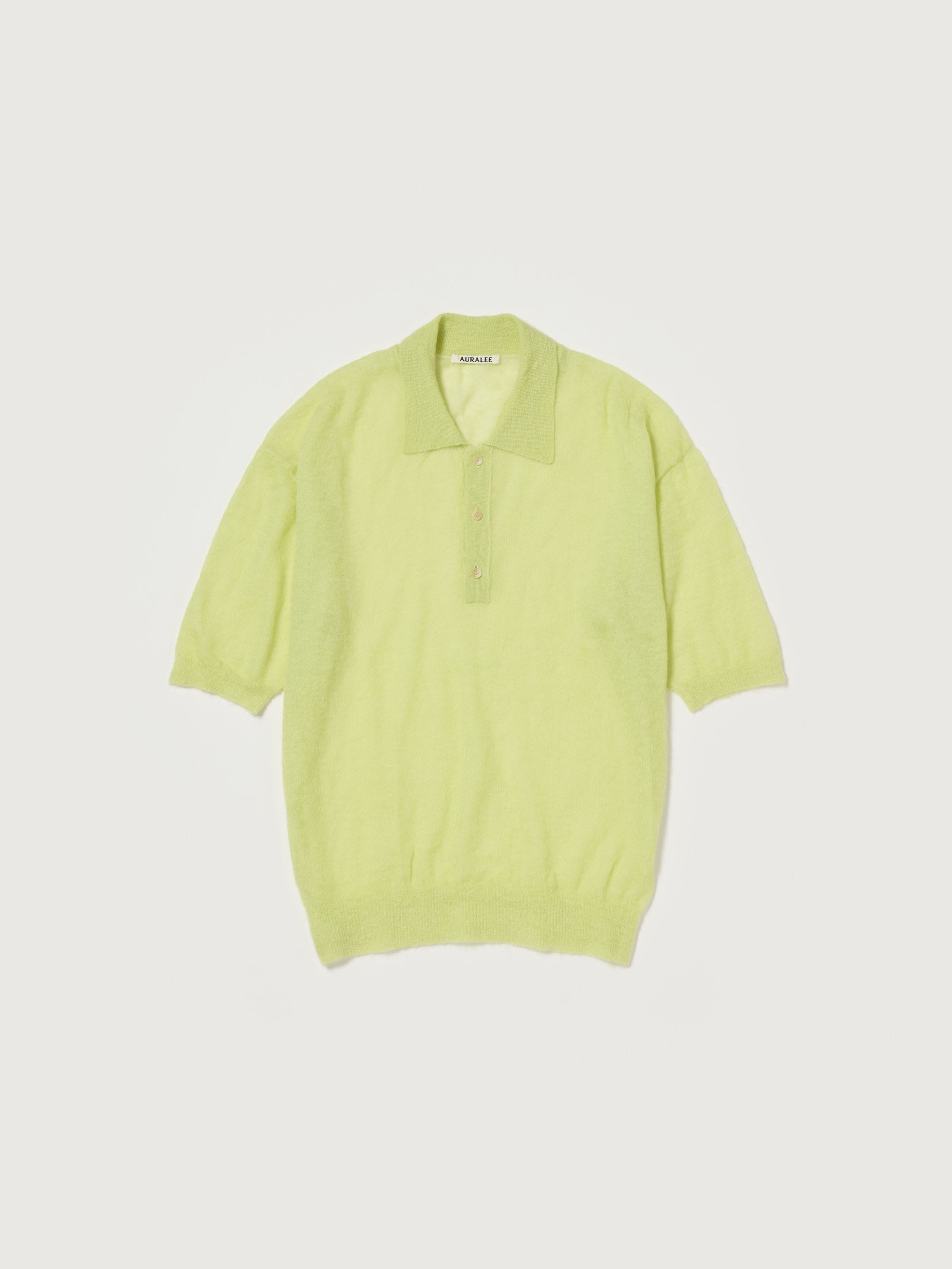 오라리 반팔티 KID MOHAIR SHEER KNIT POLO 25SS 남자 남성 폴로 카라티 - 상세 이미지 3