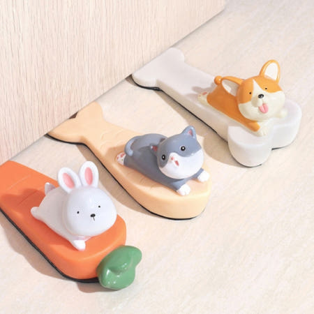 귀여운 동물 문콕방지패드 육아필수템 방문소음 베이비용품 문콕