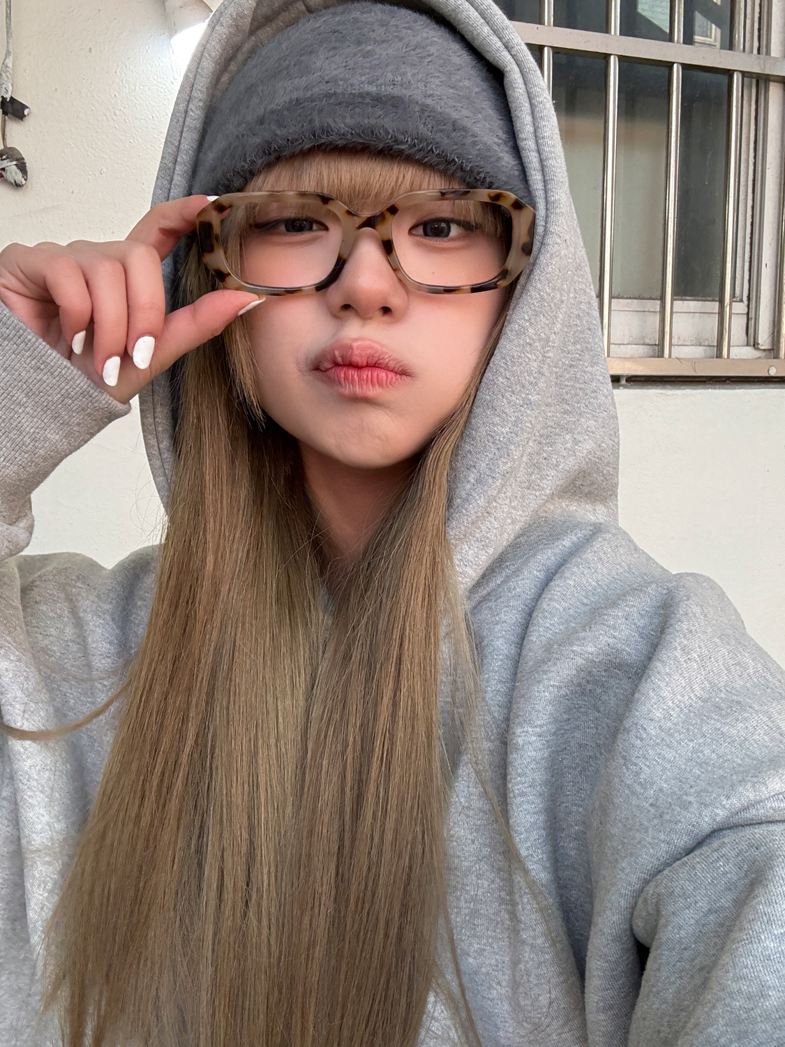 [30%할인/블루라이트차단] 파드 스퀘어 호피 봄코디 뿔테 안경 4color 상세 이미지 6