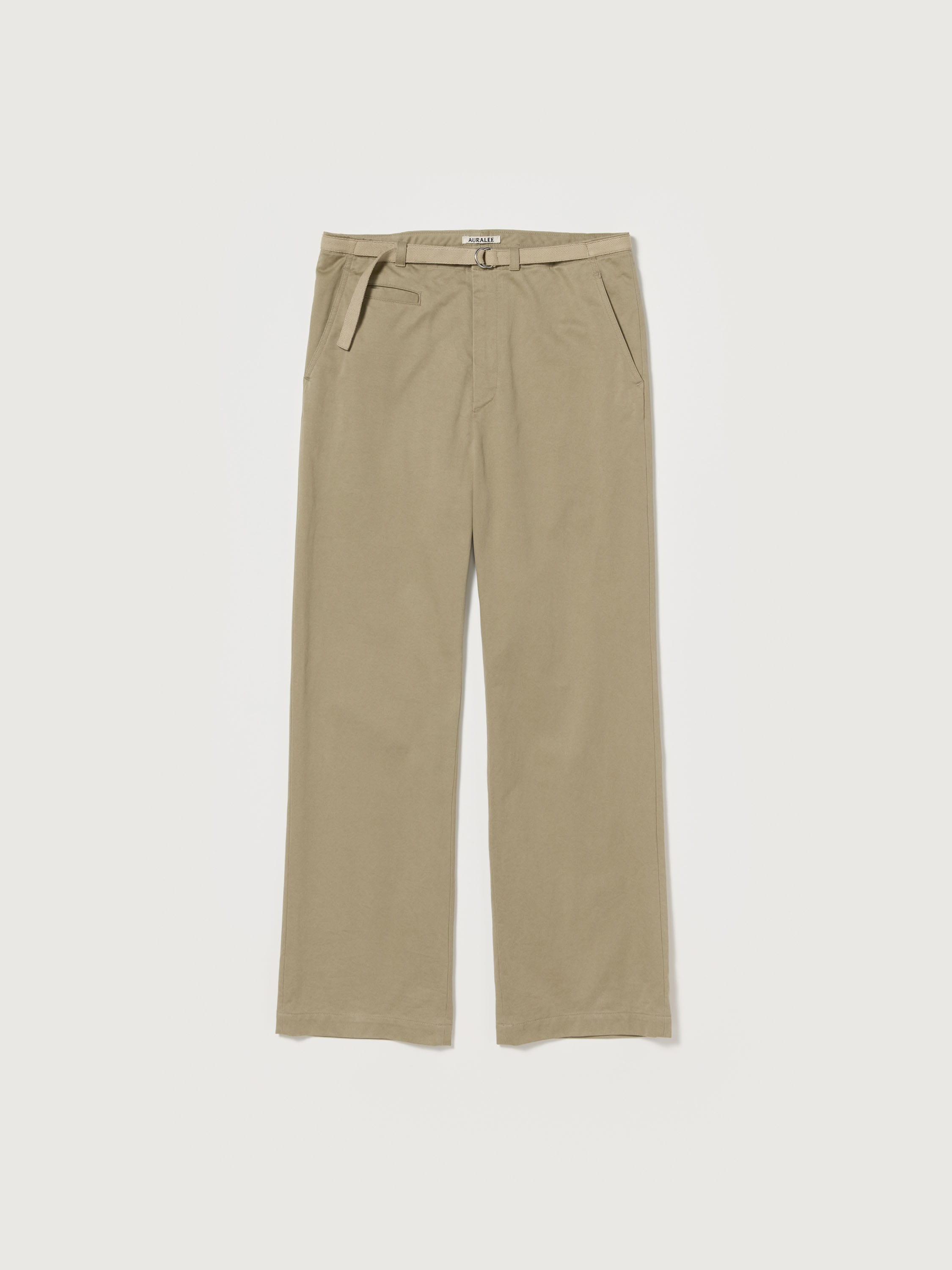 오라리 바지 WASHED FINX CHINO BELTED PANTS 25SS - 상세 이미지 3