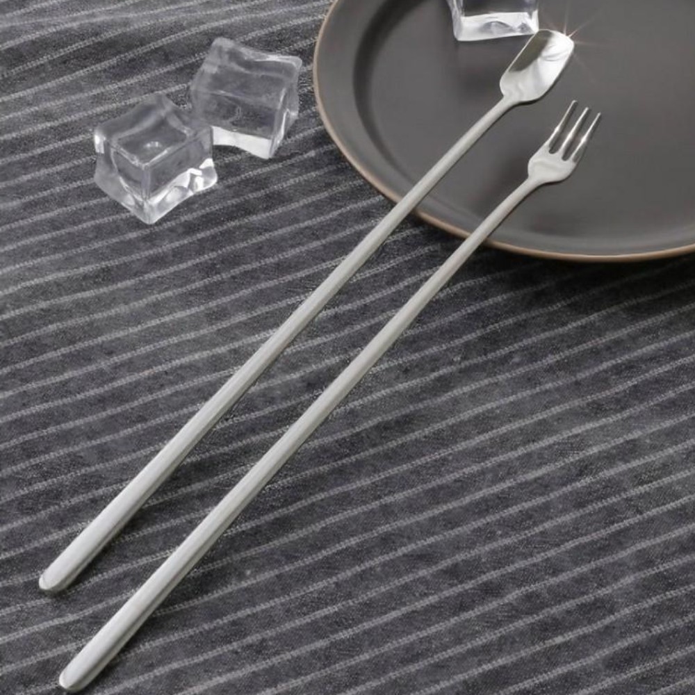 롱 디저트 머들러 티포크 티스픈 과일 하이볼 칵테일 커피 선물 카페 후식 레스토랑