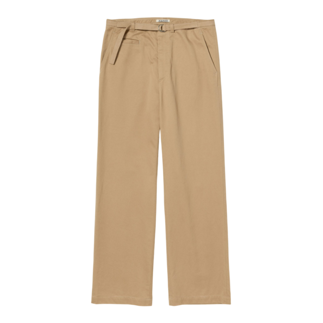 오라리 바지 WASHED FINX CHINO BELTED PANTS 25SS - 상품 이미지