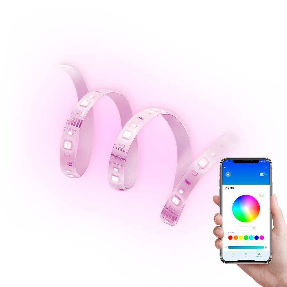 위즈 LED스트립 라이트 붙이는 줄조명 연장용 간접조명 1m Matter