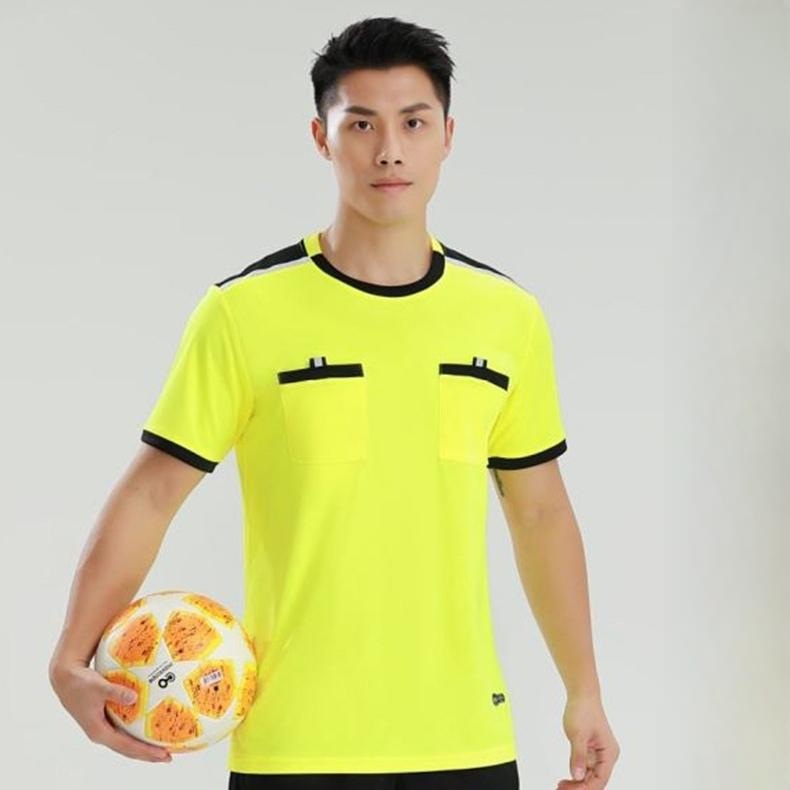 축구 심판복 유니폼 반팔 주심 경기 M1-9 반바지 성인용 M - 상품 이미지