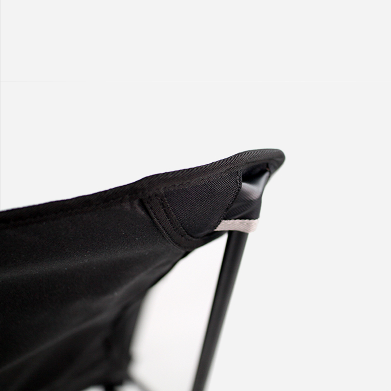 KOOLMAN 쿨맨 캠핑 의자 백패킹 스퀘어 경량 체어 접이식 숏, 블랙, 1개