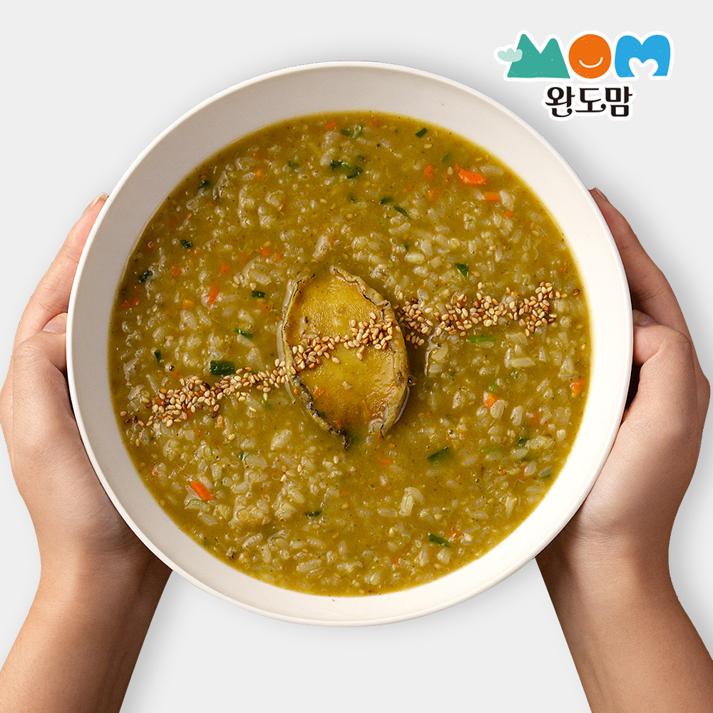 [완도맘] 전복 한마리 통째로 넣은 한끼뚝딱 전복죽 밀키트 3팩(5-6인분)