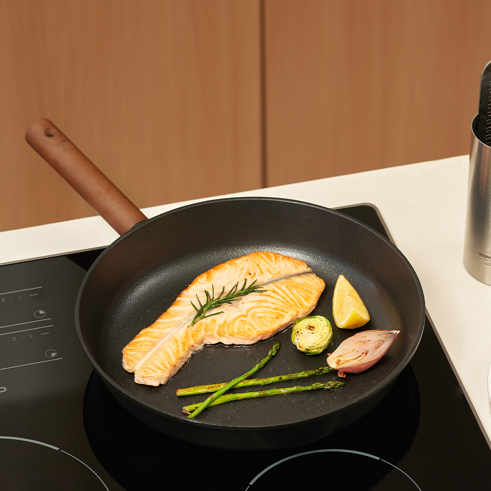 바겐슈타이거 [국내생산] 더 바움 IH 티타늄 프라이팬 28cm 코팅팬 가정용