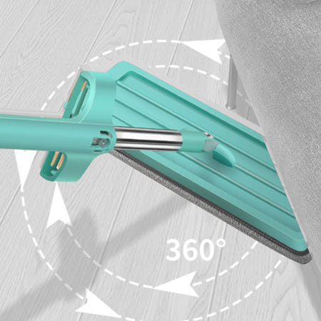 (YHNC) 극세사 막대걸레 자동세척 청소밀대 회전 물밀대 노터치