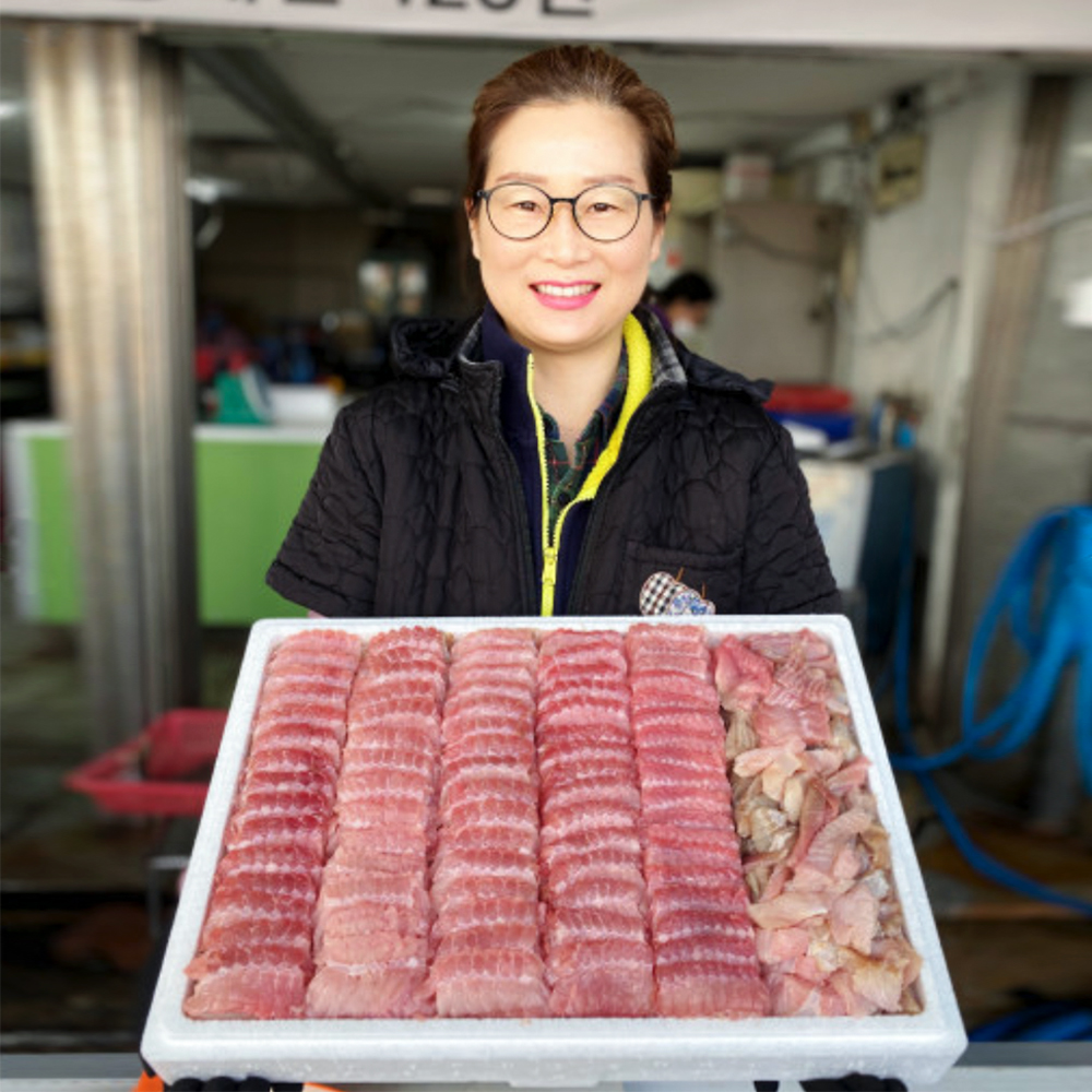 국내산 홍어 삭힌 목포 흑산도홍어 애 삼합 제품 이미지