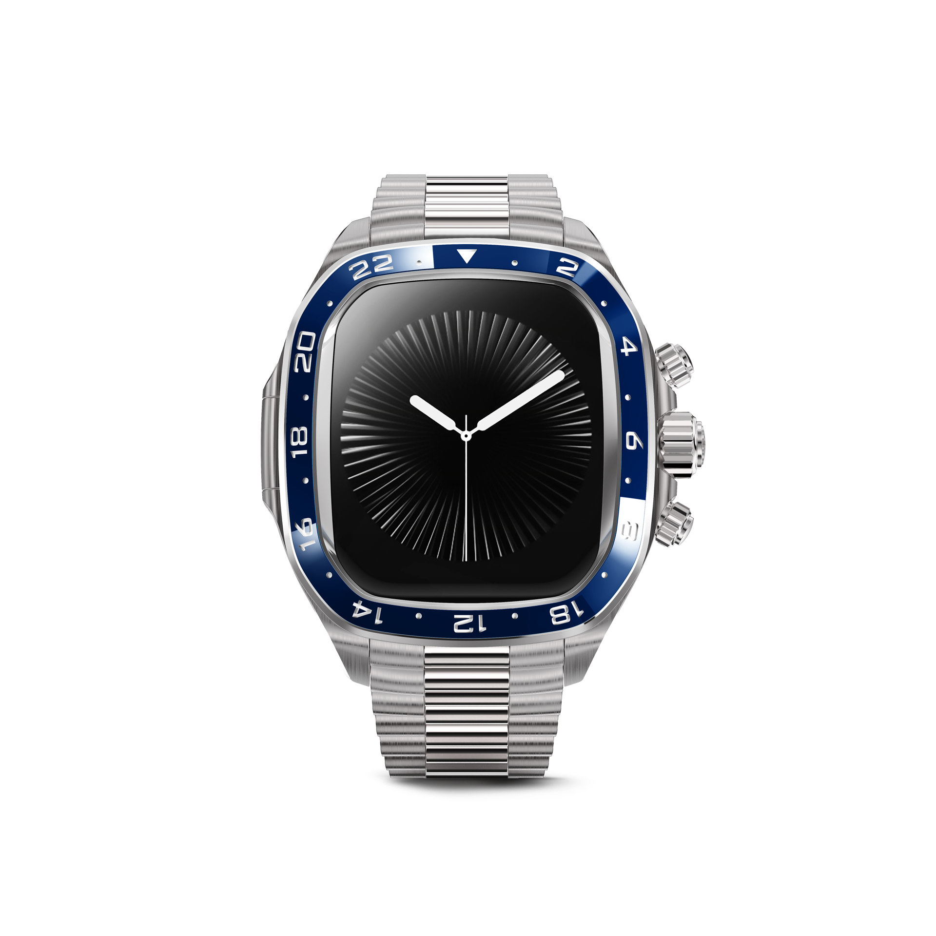 골든컨셉 애플워치 CRCS - 실버/블루 (46mm) - 메인 이미지