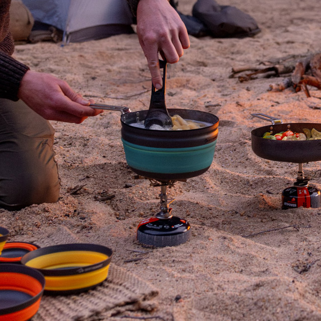 씨투써밋 프론티어 팟 2.2L 접이식 코펠 캠핑 냄비 폴딩 백패킹 경량