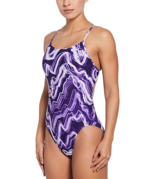 나이키스윔 Lightning Cut Out One Piece Court Purple - 상세 이미지 2