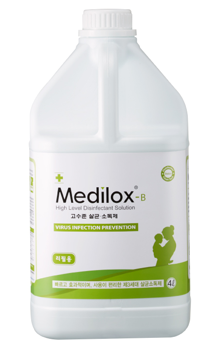 메디록스 B 고수준 살균 소독제 4L+500ml 2개 - 상세 이미지 3