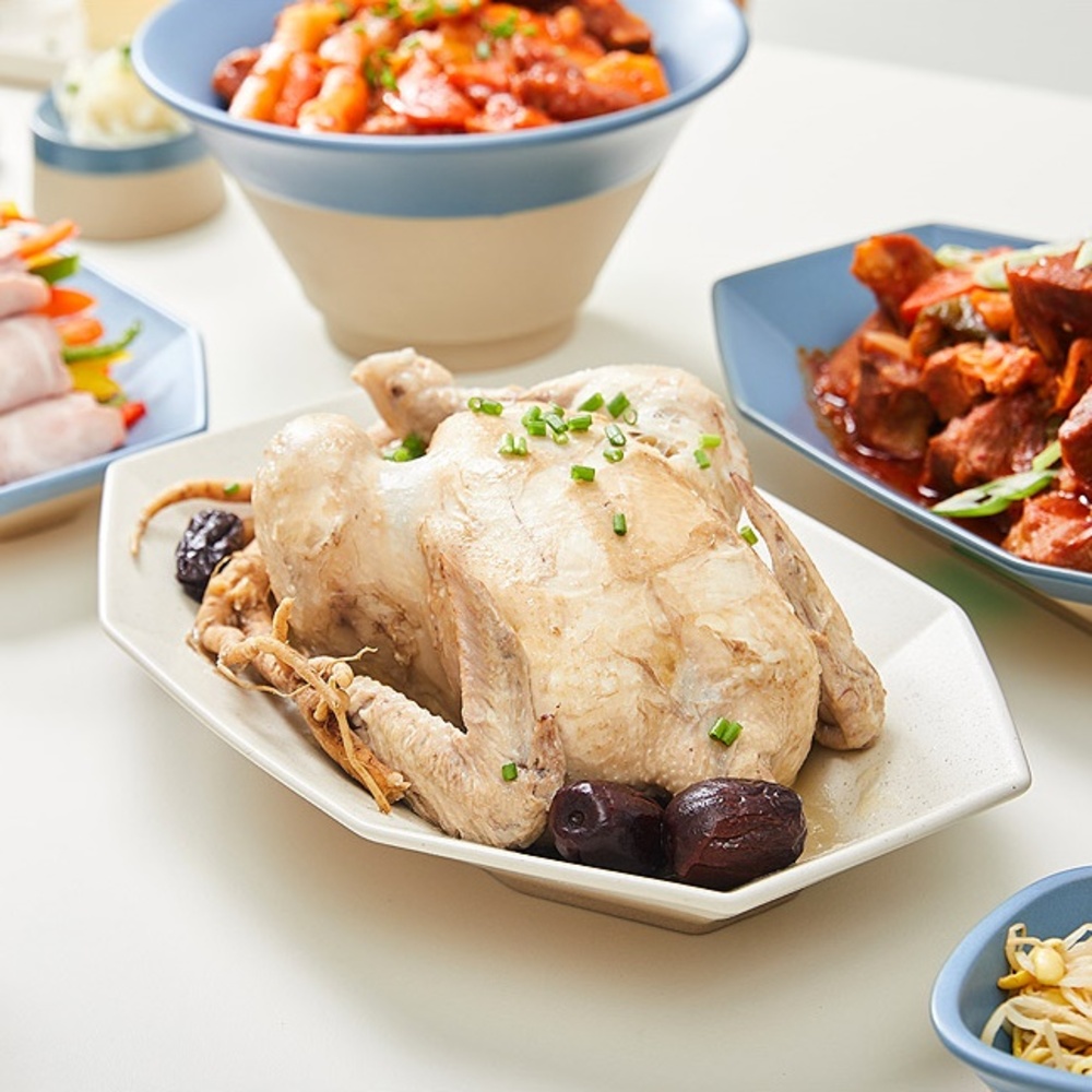 코스타 파스텔 도자기 팔각 접시 대 메인 플레이팅 홈파티 플레이트