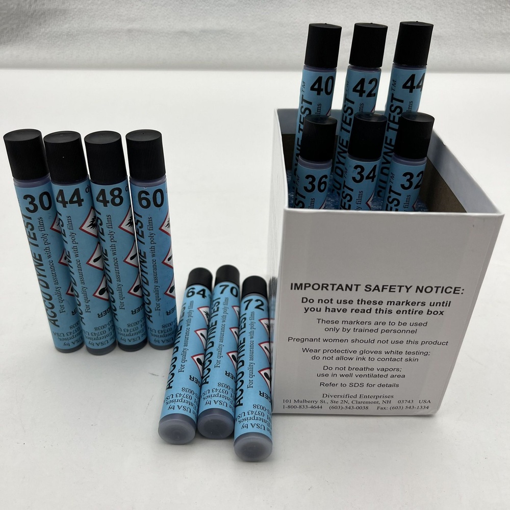 미국 다인펜 표면 장력 측정 펜 테스트용 ACCU Dyne Pen 30 - 상세 이미지 4