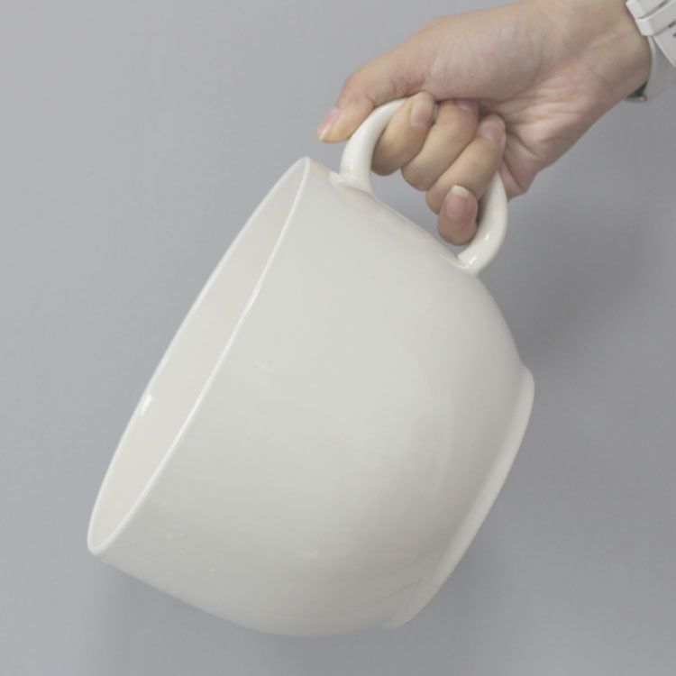 초대형 머그잔 대야리카노 거대한 커피 세라믹 워터 컵 2000ml 아침 인스턴트 국수 - 상세 이미지 4