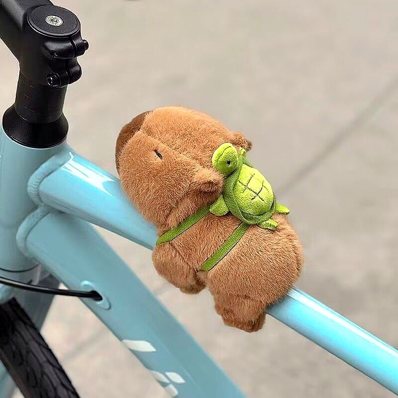 카피바라 인형 팔찌 손목 거북이 밴드 애착 CAPYBARA 귀여운 동물 허그 포옹 선물 - 상세 이미지 3
