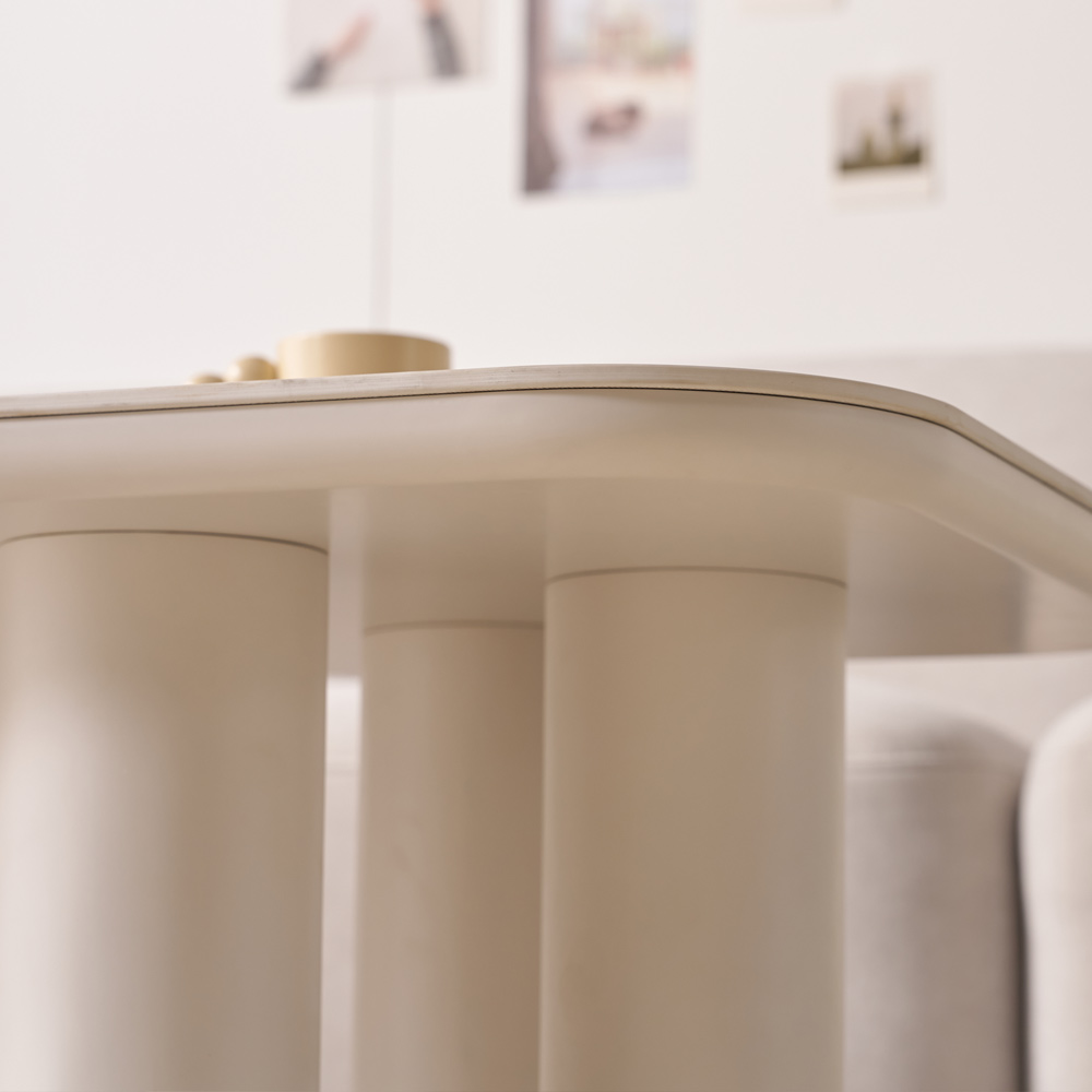 거실 쇼파테이블 밀크 세라믹 사각 거실탁자 트리플