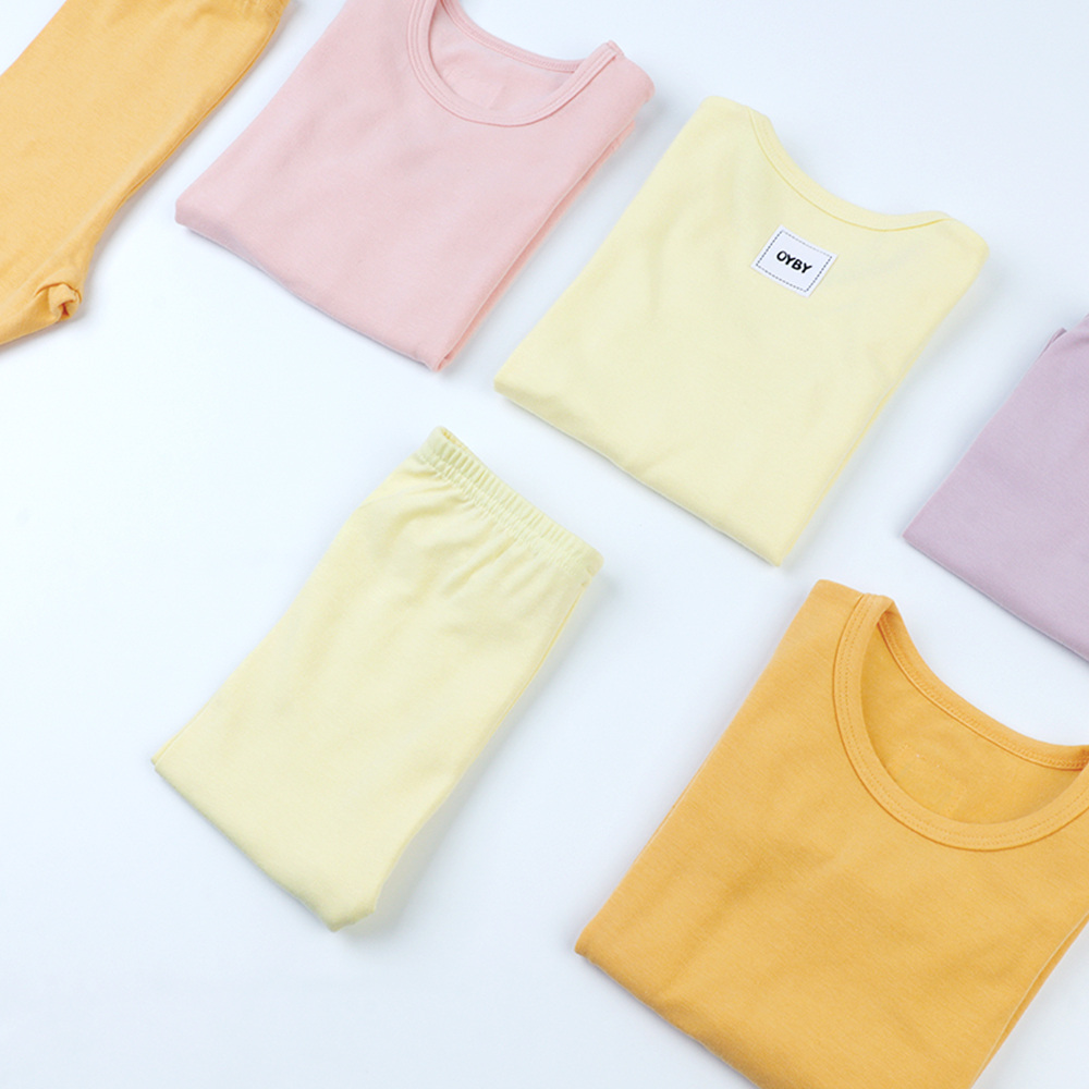 5+1 가을 겨울 긴팔 아기실내복 유아 치즈 모달 신생아 아기 내복 내의 밤부 배앓이 돌