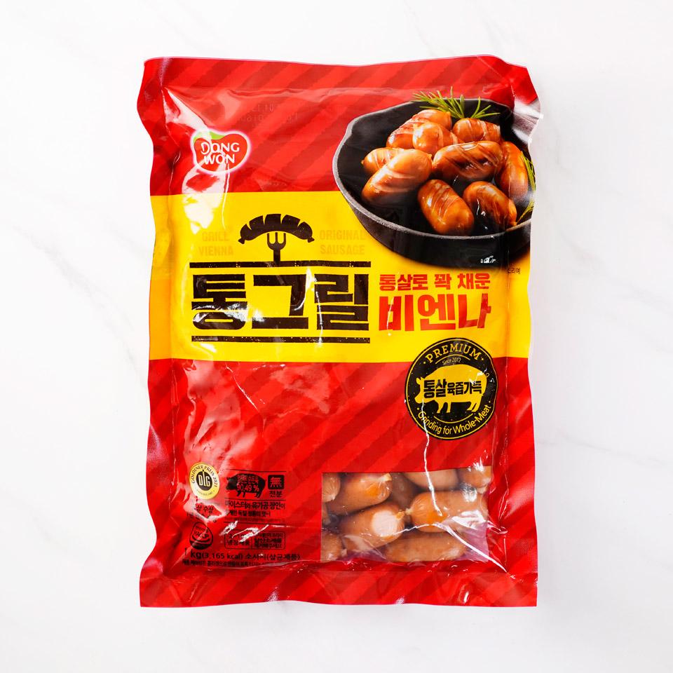 메가마트 동원 통그릴 비엔나 소시지  1kg - 상품 이미지
