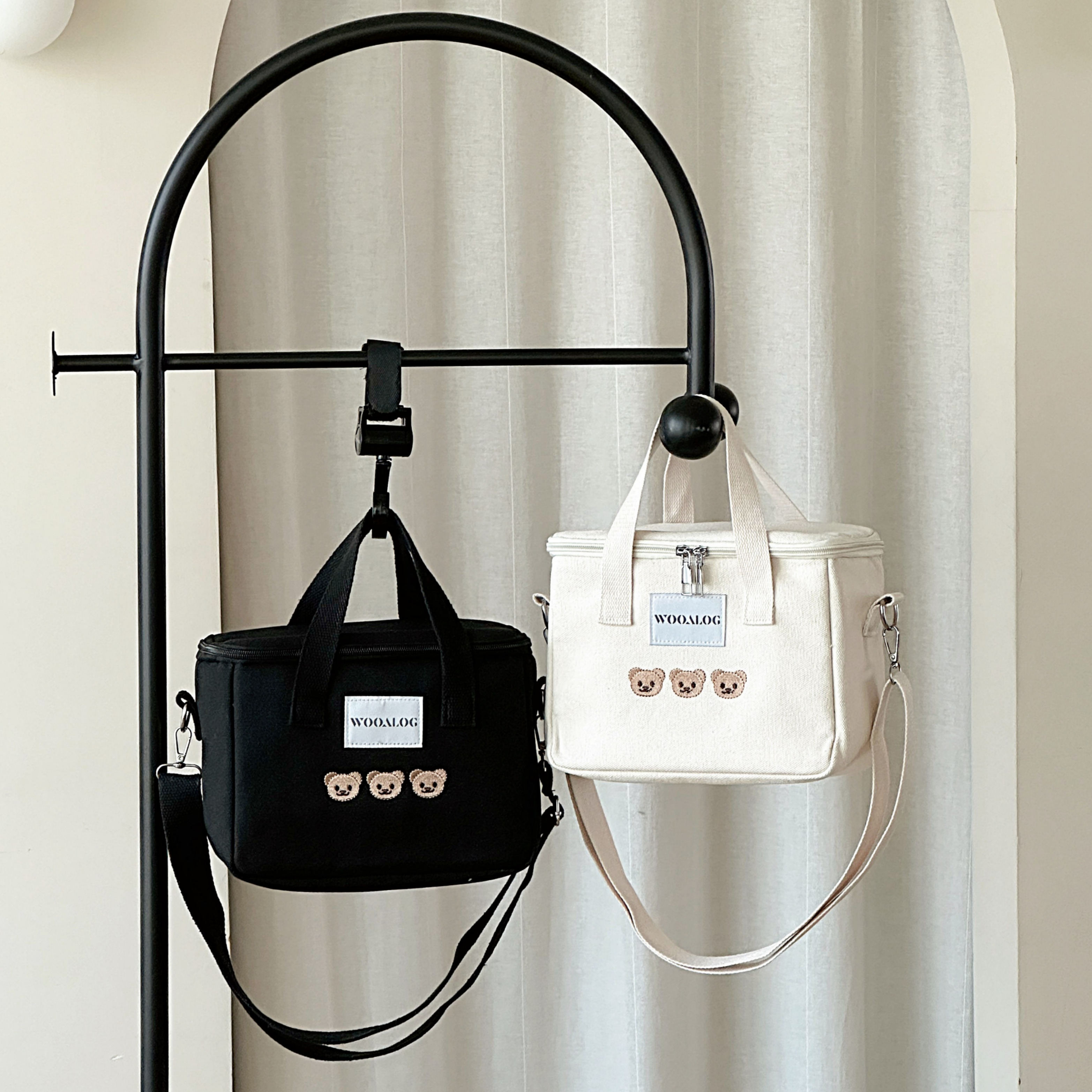 우아로그 이유식보냉백 보온 도시락가방 런치